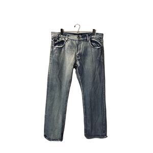 Moda Jeans Medium Washed Relaxed Fit Casual Denim Jeans Men Sz 38/32